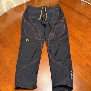 Opedix Knee Action Support Tights Mens L Black Compression Pants
